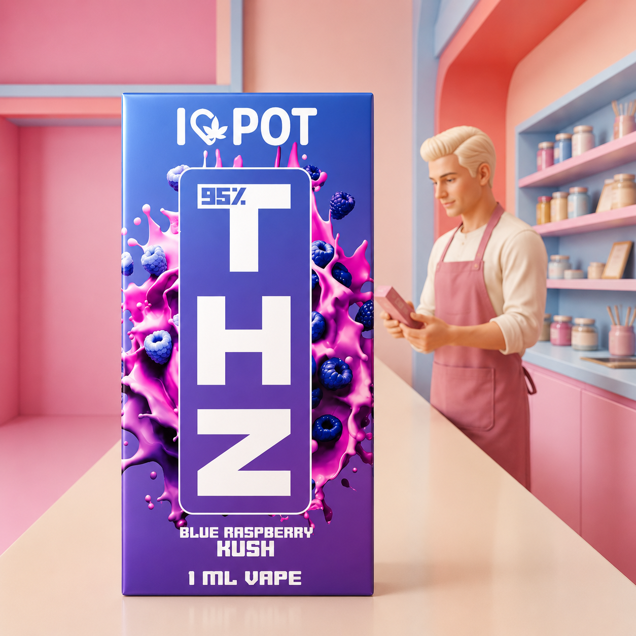 THZ Vape 95 % – Blue Raspberry Kush