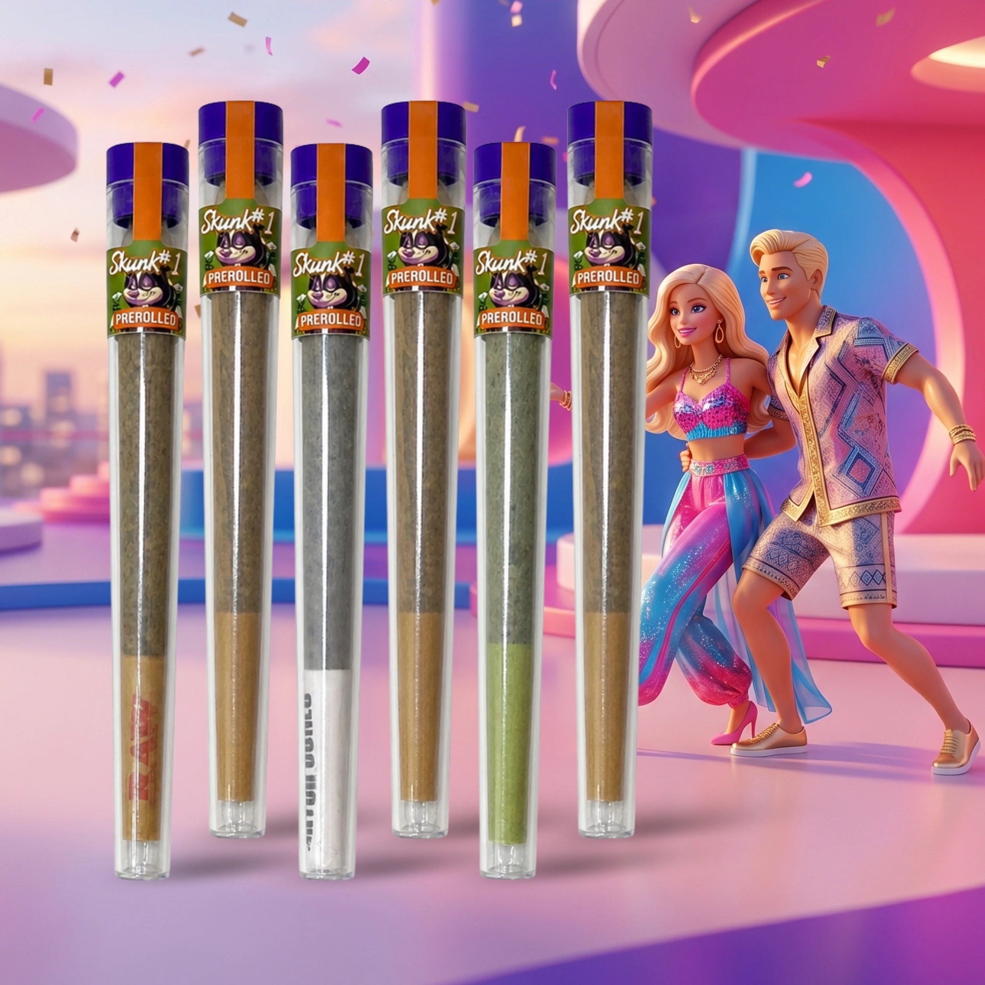 Skunk #1 Pre-Roll Bundle HHZ 40% - 5 pcs