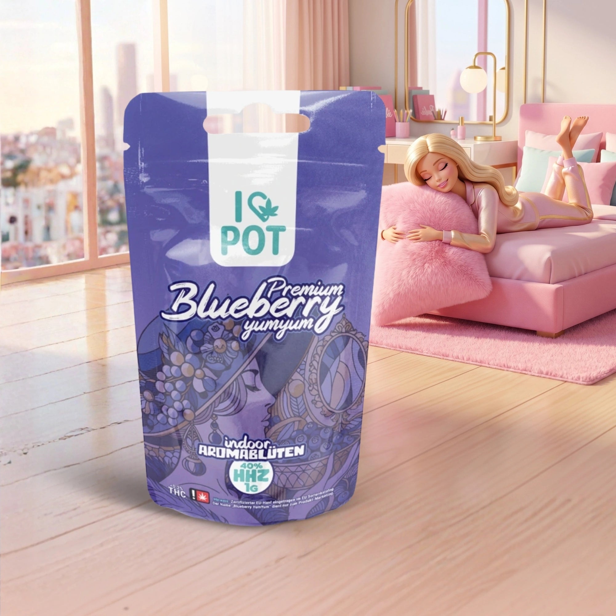 HHZ Premium Flower - Blueberry Yum Yum