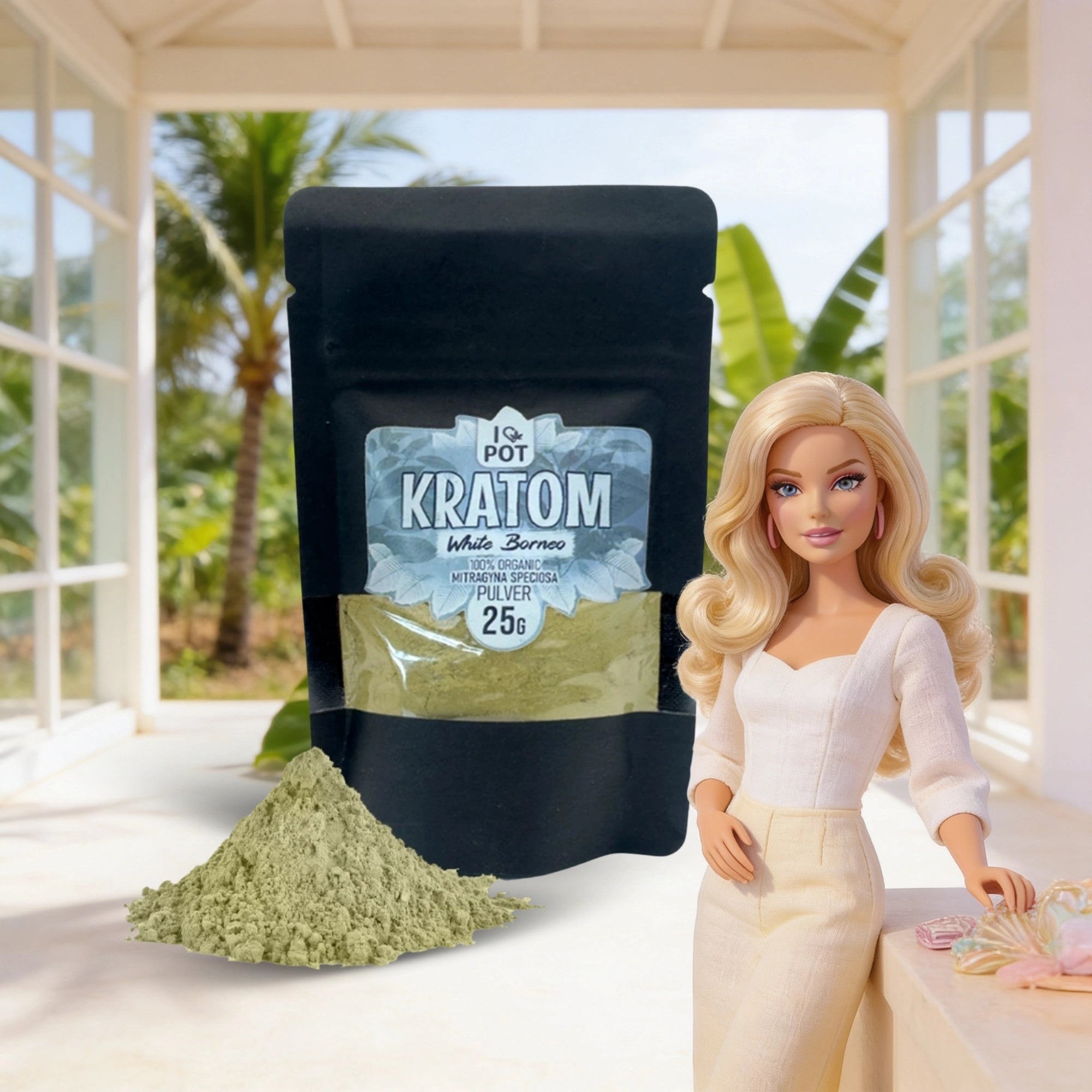 ILovePot Kratompulver - Borneo White