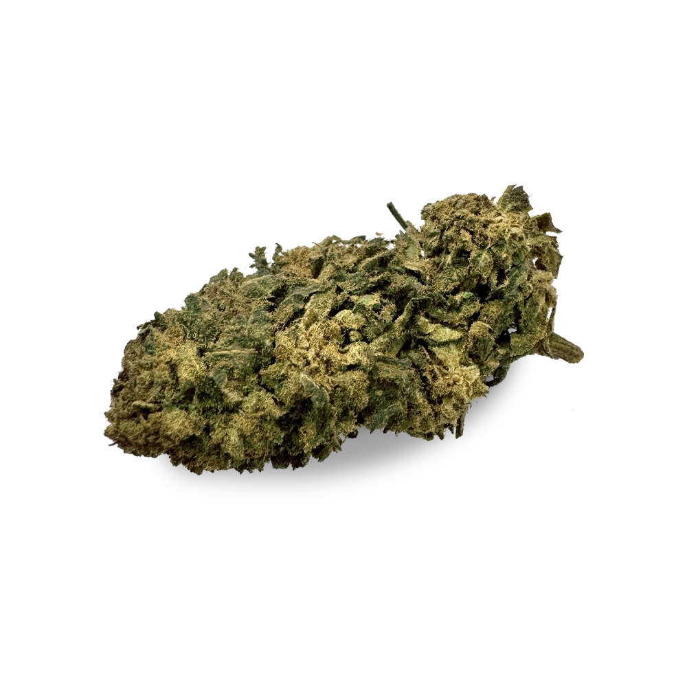 HHZ Flor Northern Lights con cáliz floral denso y verde sobre fondo blanco - I LOVE POT