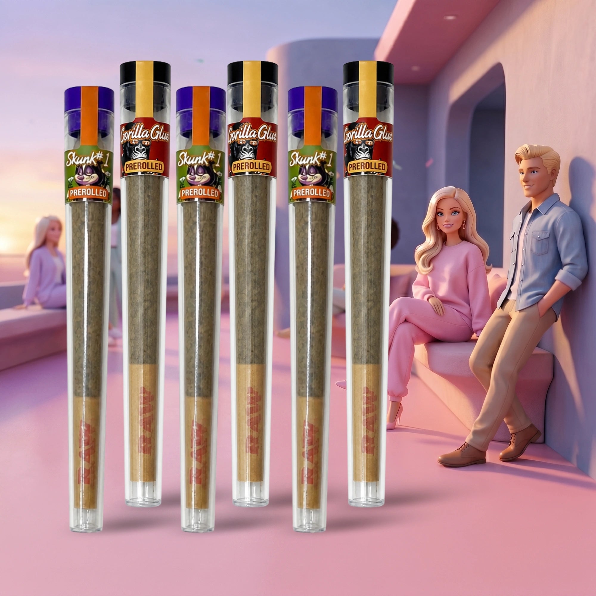 HHZ Pre-Roll Bundle - Gorilla Glue with 5 pcs