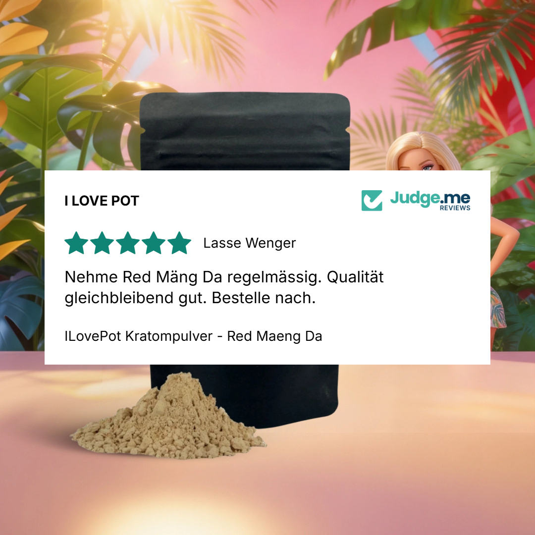 ILovePot Kratom Powder - Red Maeng Da